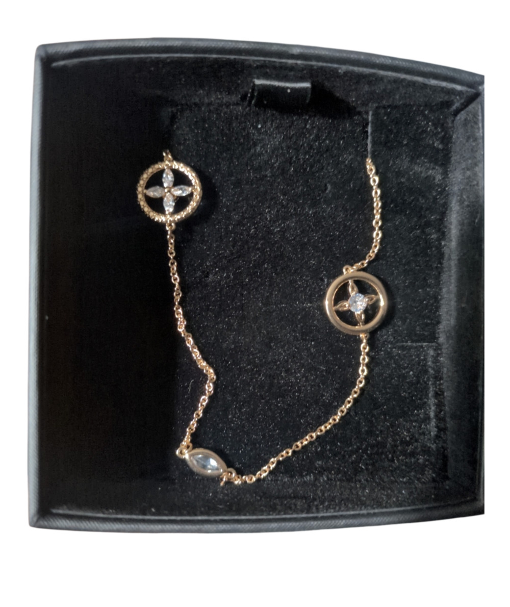 Vince Camuto Gold-Tone Crystal Station Chain necklace In Box